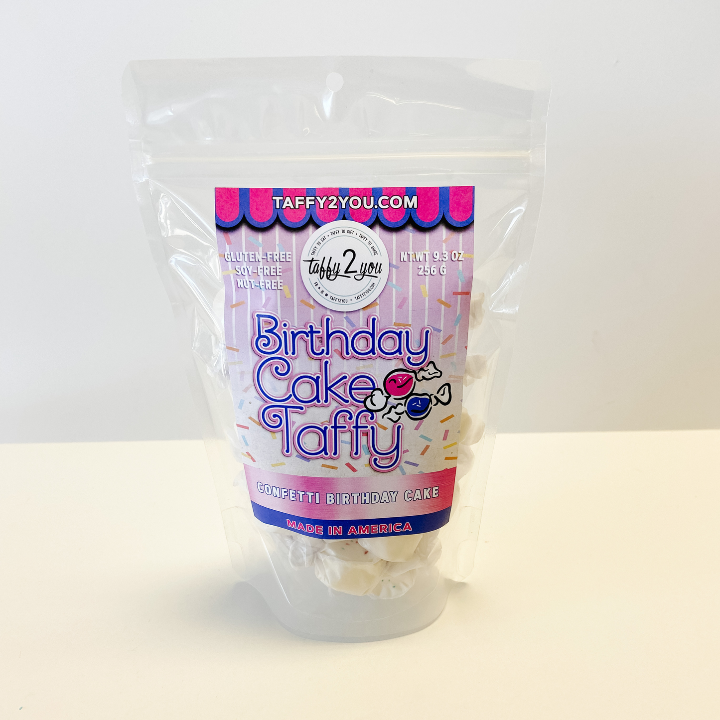 Seasonal Taffy - Birthday Cake Taffy