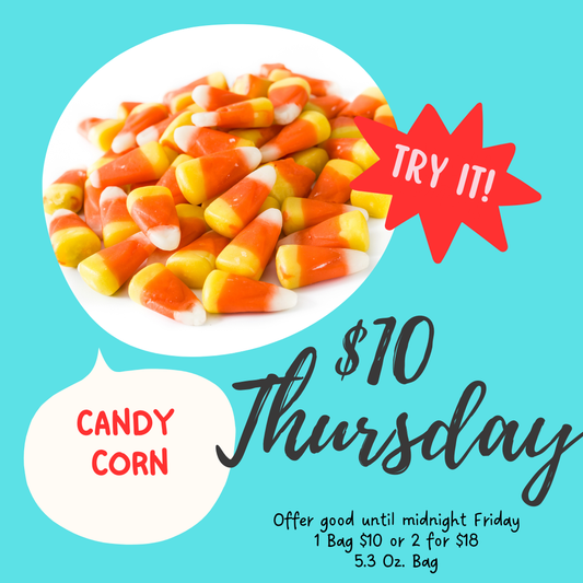$10 Taffy Thursdays – This Week’s Flavor of the Week Candy Corn